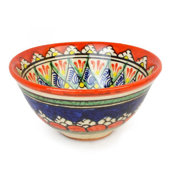 Bowl 11cm, large Rishtan ceramics orange